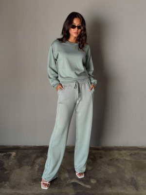 Lena Sweatpants in Sage Green