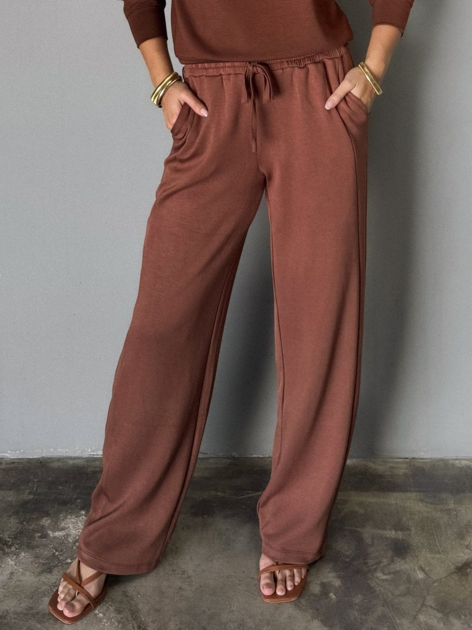 Lena Sweatpants in Chestnut