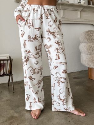 Memphis Western Print Sweatpants