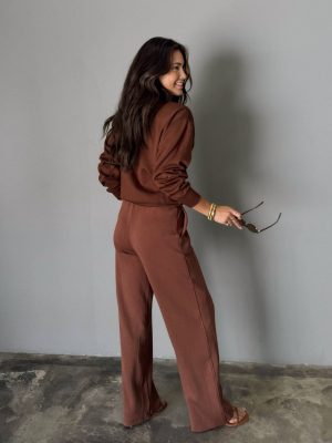 Lena Sweatpants in Chestnut