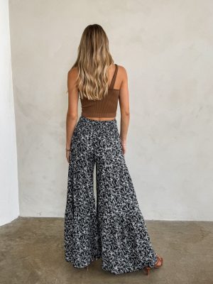 Gracie Floral Wide Leg Pants