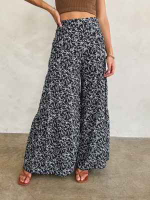 Gracie Floral Wide Leg Pants
