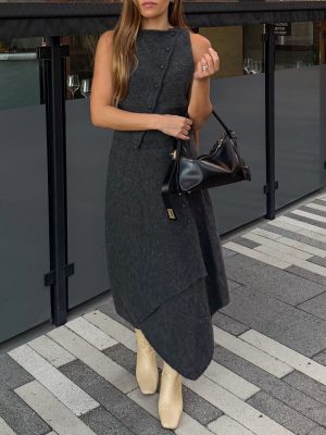 Michaela Knit Midi Skirt